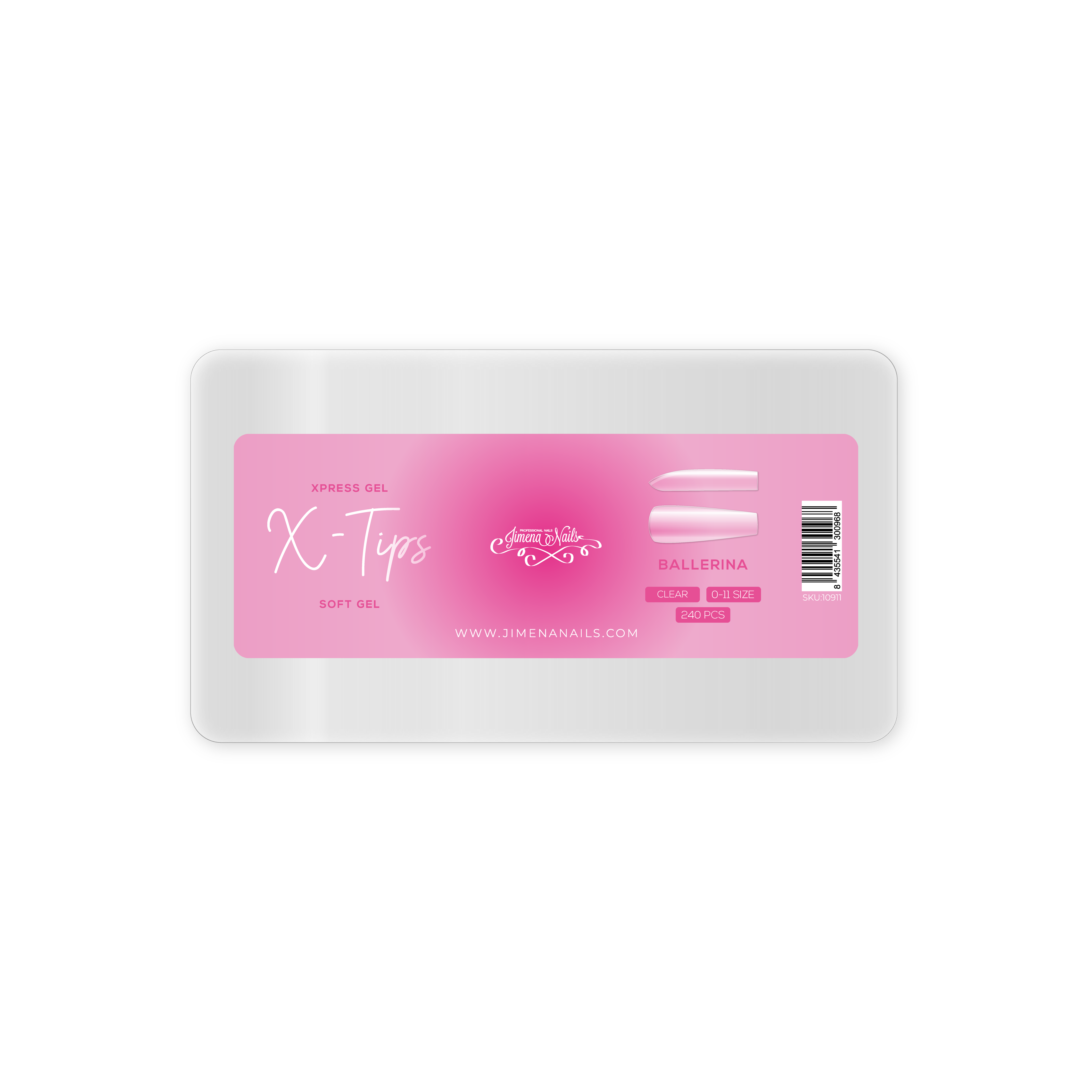 x-tips-ballerina-clear-box X-Tips - Ballerina Clear - Imagen 1